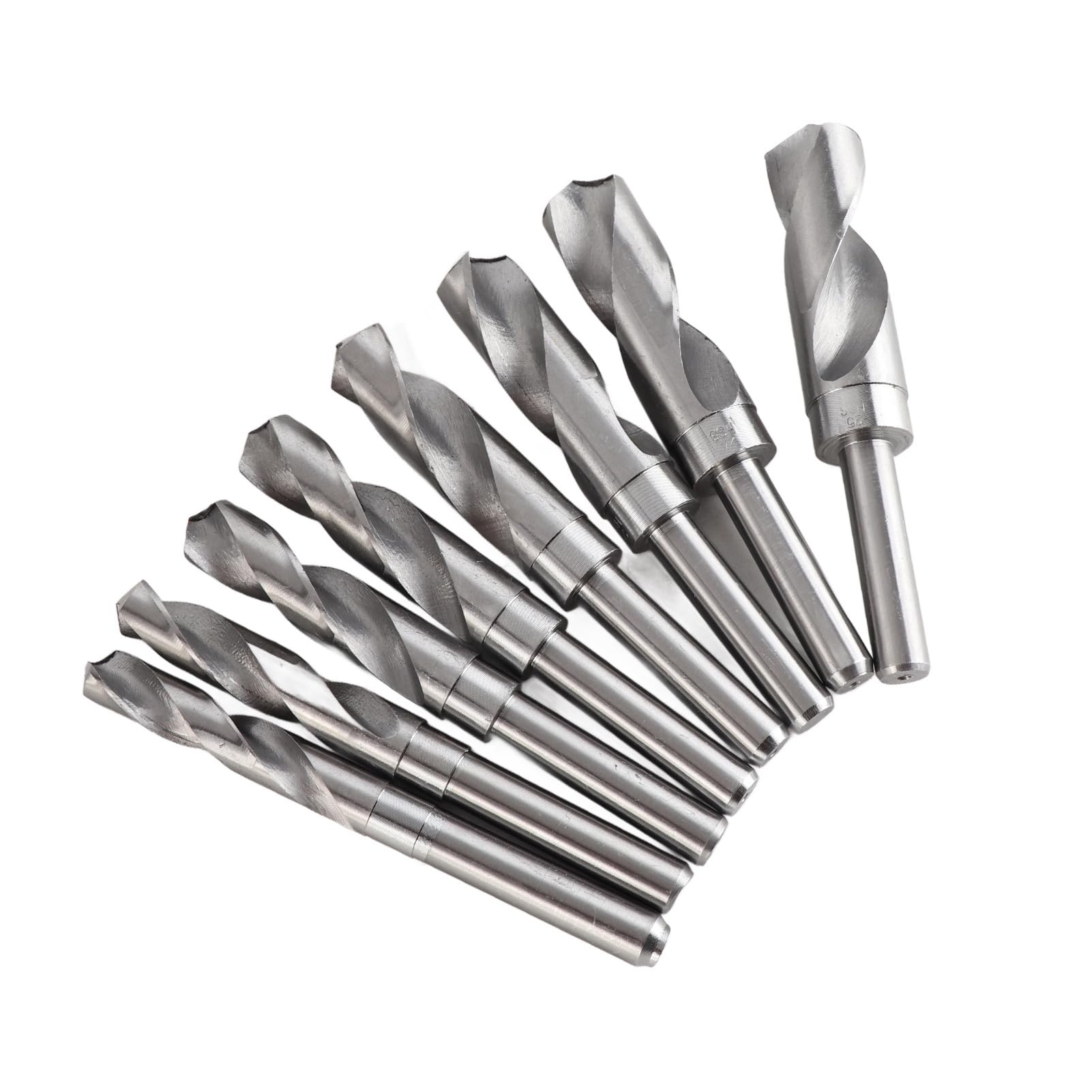 Juego de Brocas Helicoidales de Acero con Alto Contenido Carbono Alta Resistencia 8 Piezas con Caja Madera para Profesionales