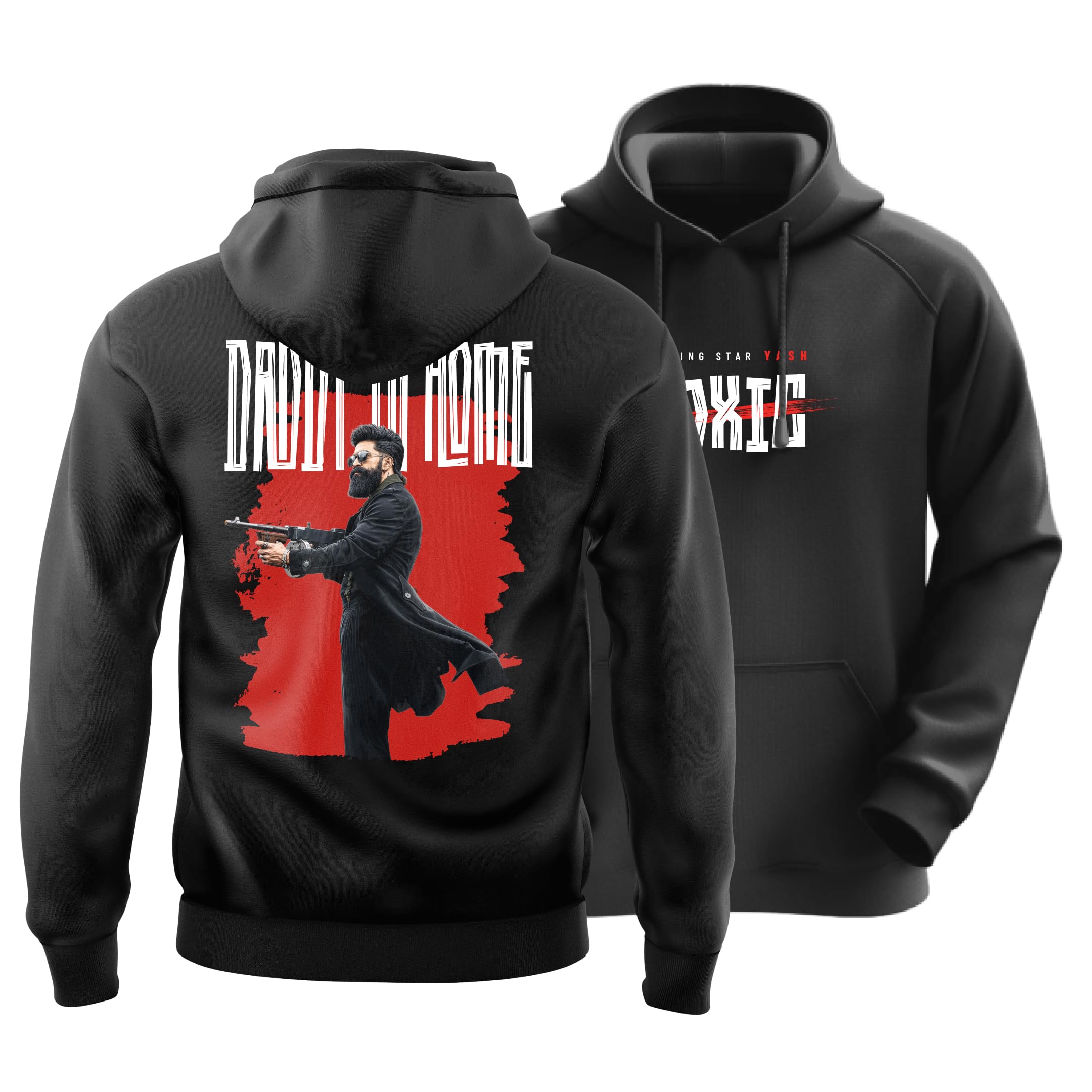 The Power Hoodie for Men & Women | Fan Edition Outfit Black Cotton Hoodie | Graphic Hooded Sweatshirt-image-33