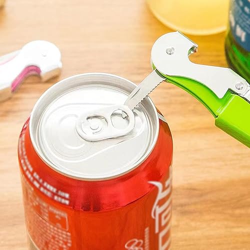 Miniatura 10 de Sacacorchos de acero inoxidable para camarero, paquete de 4, abridor de vino de viaje, llave de vino profesional manual para servidores, sacacorchos