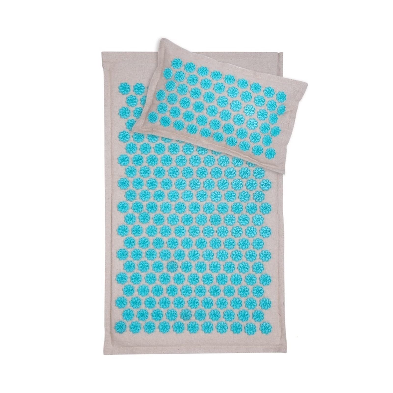 DieffematicYJD Mata do jogi Mata Akupresura Masaż Poduszka Yoga Mata Akupunktura Lotus Spike Poduszka Corpus Back Massager Zwolnij stres ból (Color : Mat A)