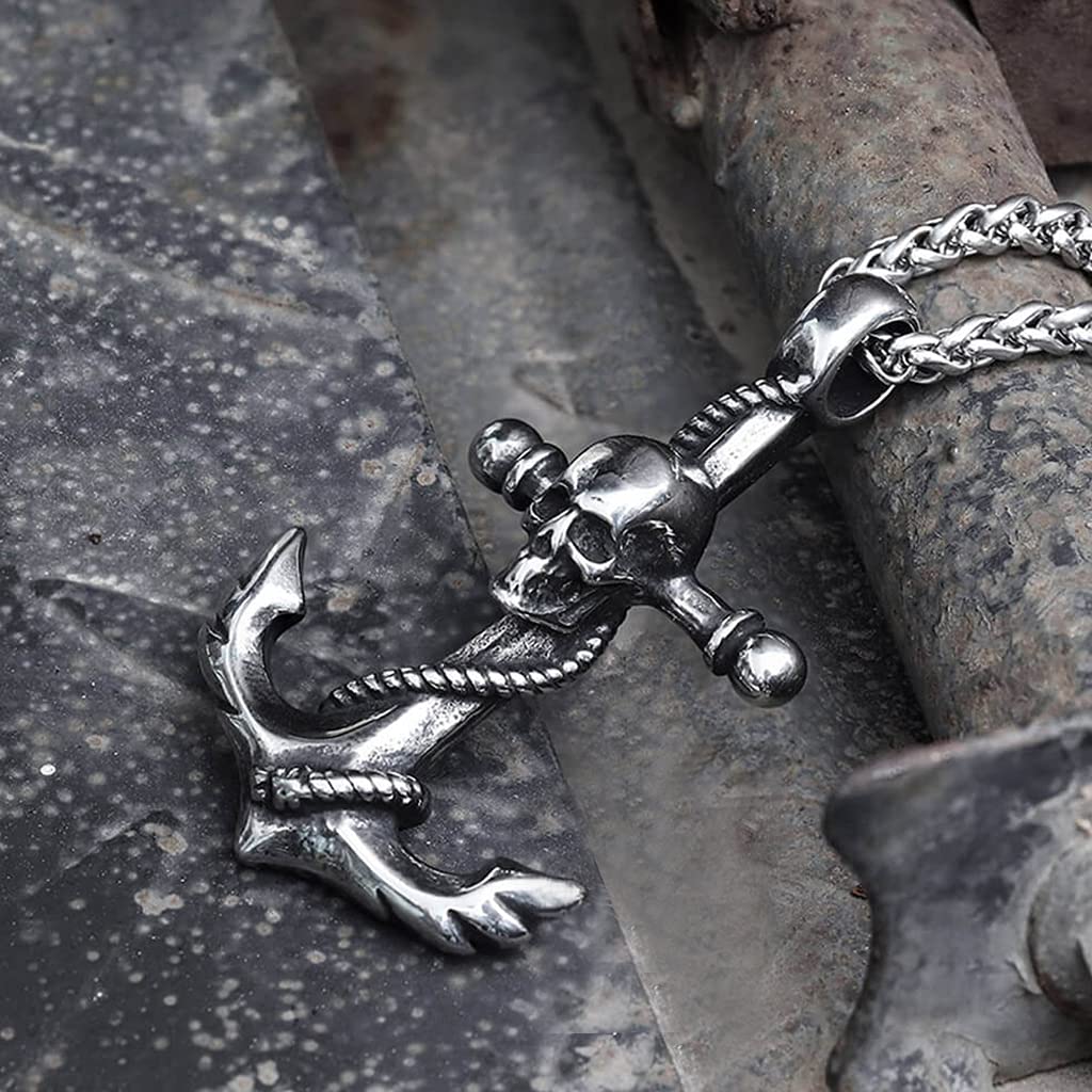 Bijoux Amulette de Protection pour Look Motard et Sorties Rock - 6