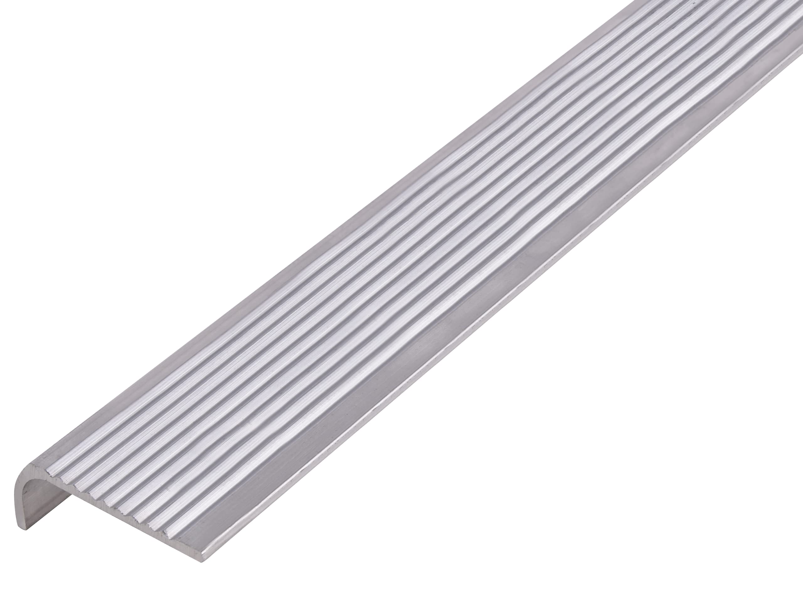 Alberts 470685 Perfil de protección de peldaños Aluminio, natural 1000 x 25 x 6 mm