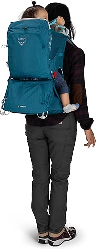 Miniatura 14 de Osprey Poco SLT Lightweight Child Carrier Backpack - Slimmed-Down Hiking Carrier for Toddlers with Safety Harness, Sunshade, and Ventilated