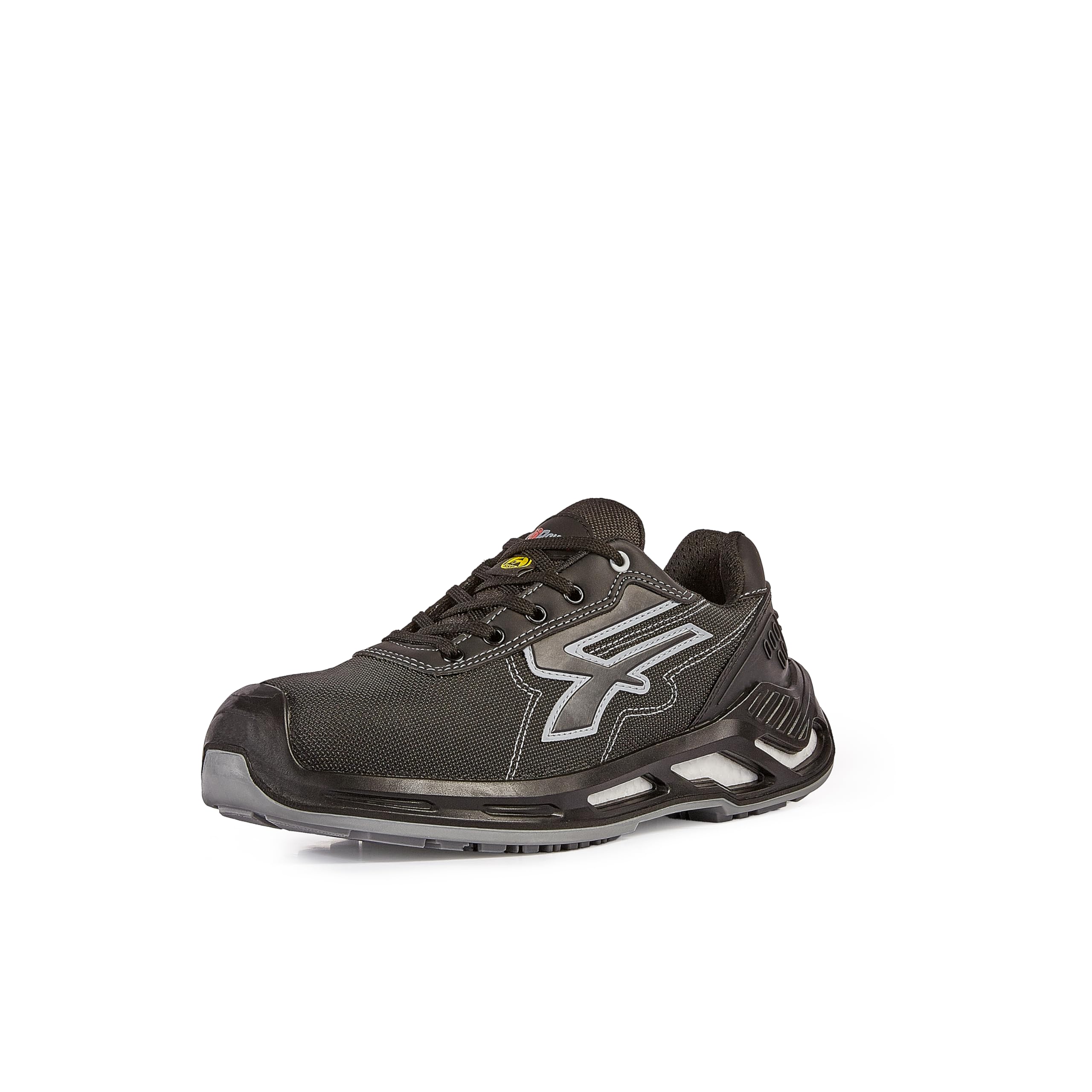 U-POWER ZORBI, Safety Shoes, Lightweight Anti Puncture Unisex Trainers, Bast Sole, Infinergy Insert, with Aluminium Toe Caps (Black Blue 44)