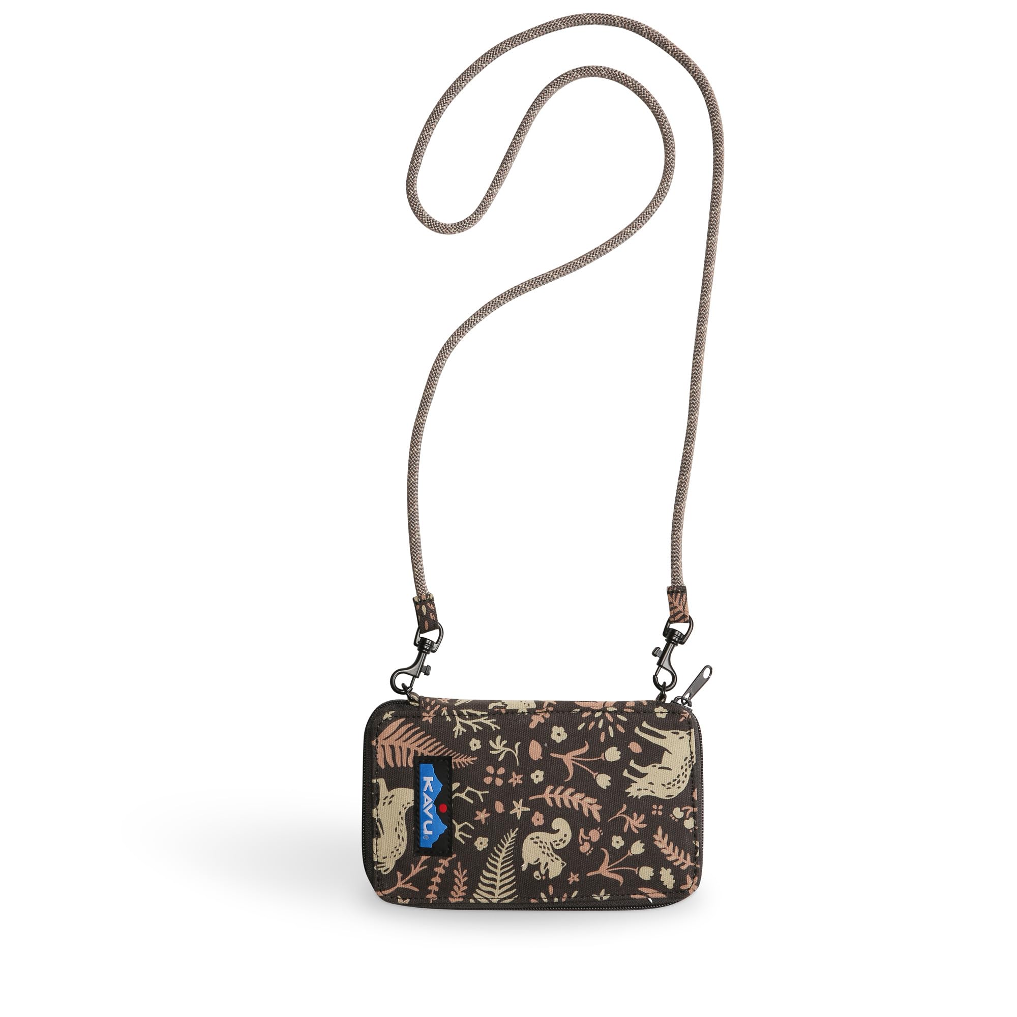 KAVU Go Time Bi-Fold Wallet with Detachable Rope Strap
