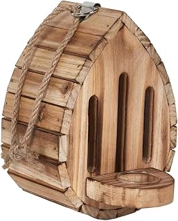 Teardrop Butterfly House with Wood Feeder