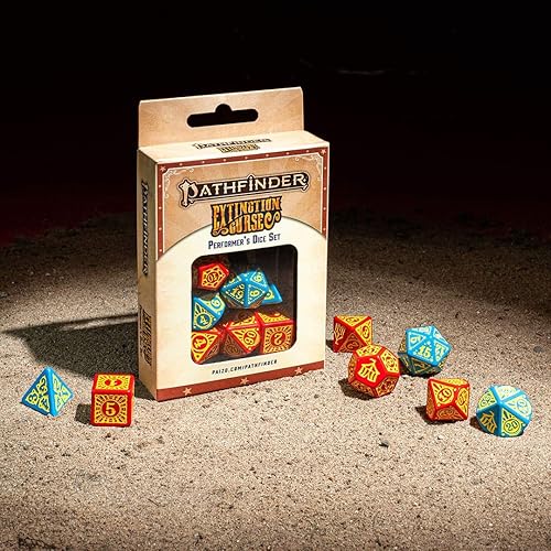 Miniatura 5 de Q-Workshop Pathfinder Extinction - Juego de dados para intérprete de maldición