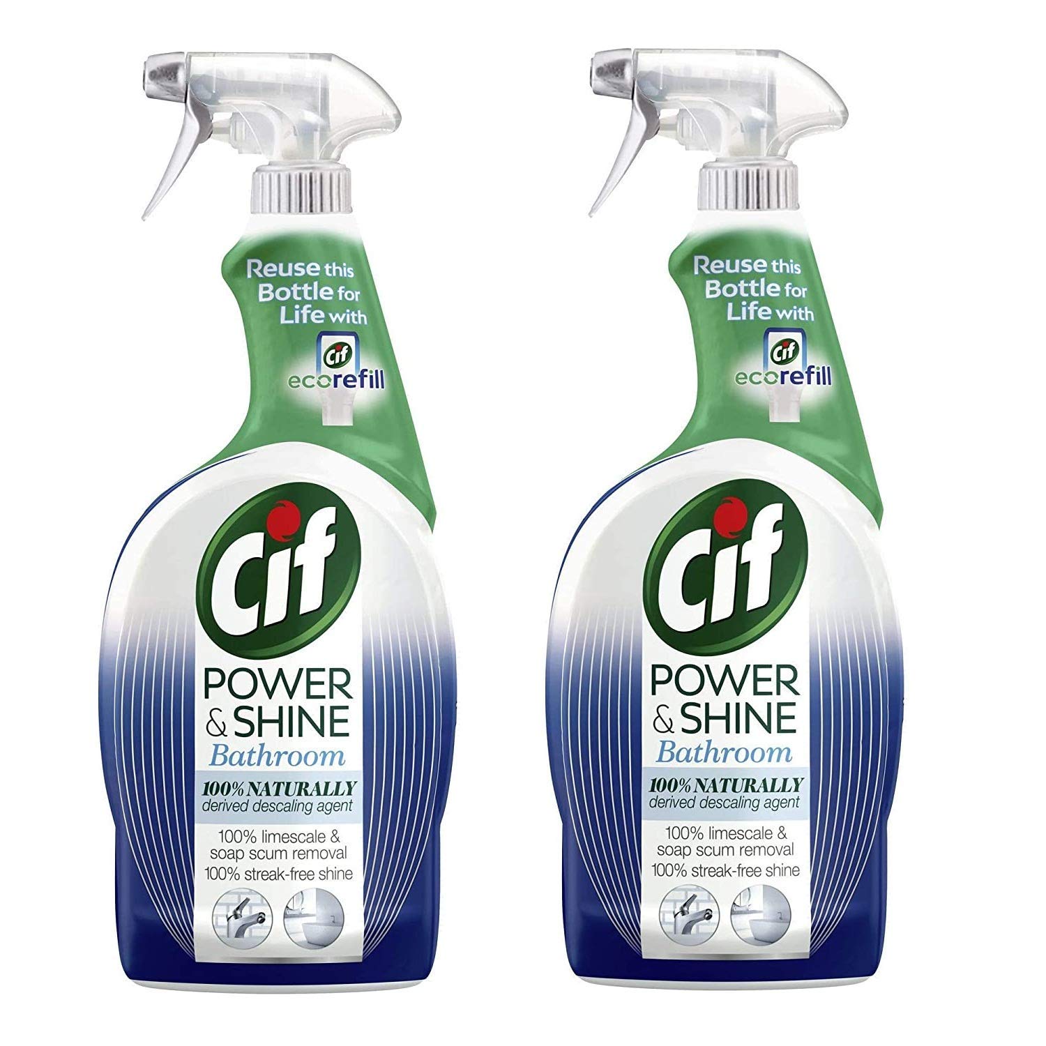 Cif Power & Shine Bathroom 700ml Pack Of 2