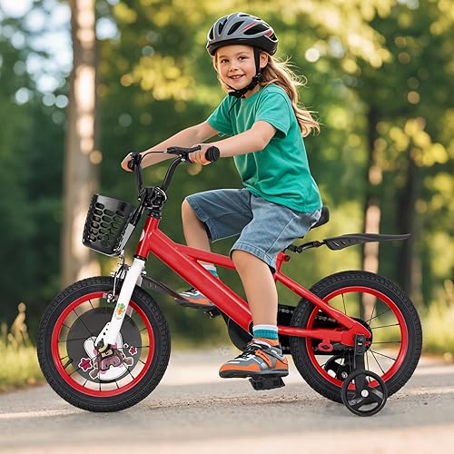 Miniatura 2 de BABY JOY Rabbit Pilot - Bicicleta deportiva para niños, 12, 14, 16, 18 pulgadas, para niños de 3 a 8 años, con altura ajustable, ruedas de