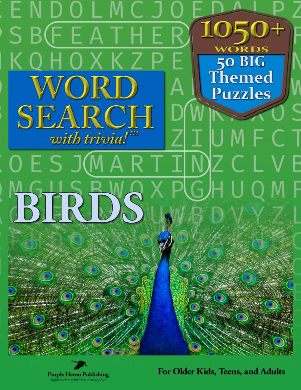 Word Search with Trivia: Birds