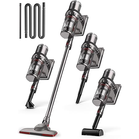 MOYSOUL Cordless Vacuum Cleaner - 9 in 1 Stick Vacuum with 30000pa Powerful Suction & 600W Brushless Motor for Pet Hair Carpet and Floor.
