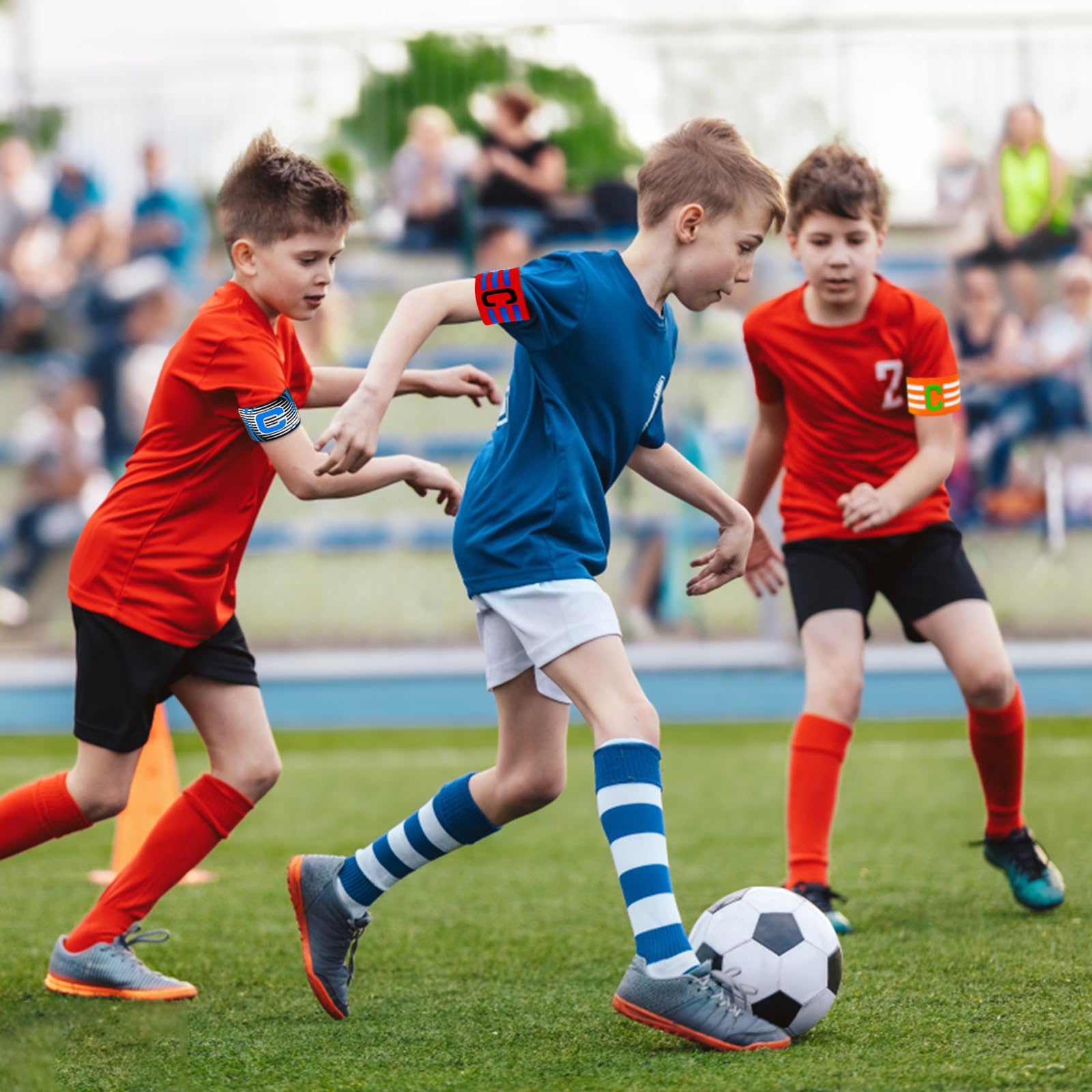 Fascia Da Capitano Calcio KARELLS - Regolabile Con Velcro, Lettera C - Foto 10