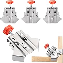 Pack of 4 90 Degree Angle Tensioner Corner Tensioner Wood 2024 Corner Clamp Right Angle Clamp for Picture Framing, Cabinet and Furniture Welding (Open Style)
