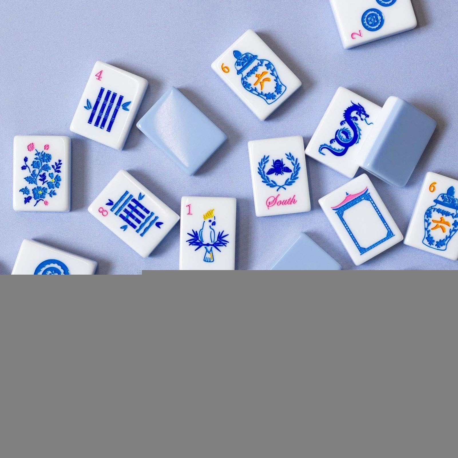Generico Tessera Mahjong 160 Tessere Di Società In Acrilico Inciso | Mahjong Americano Per Principianti, Giocatori Esperti, Feste, Adulti, Piscina, Casa, Viaggi E Gite