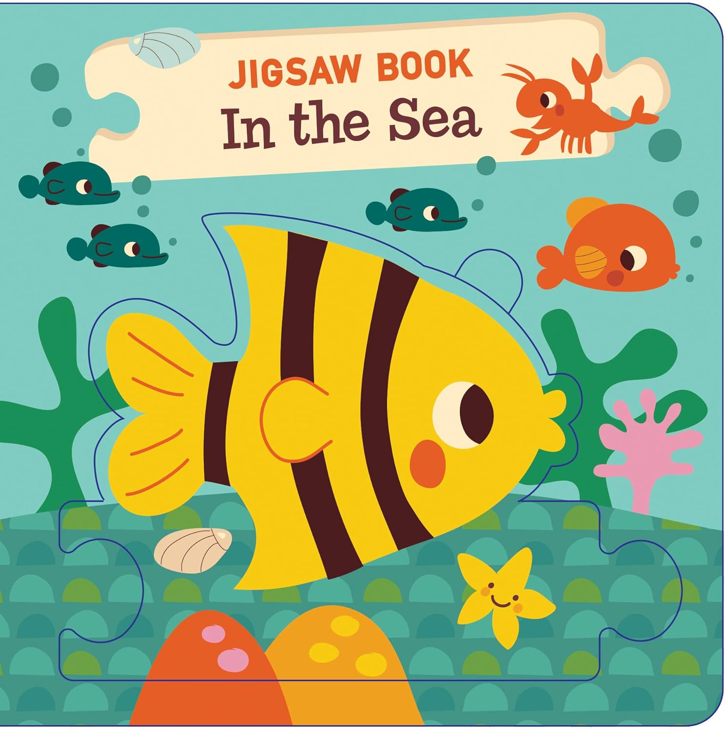 Jigsaw Book In the Sea (Press Out and Play Puzzle Board Learning Book for Babies and Toddlers
