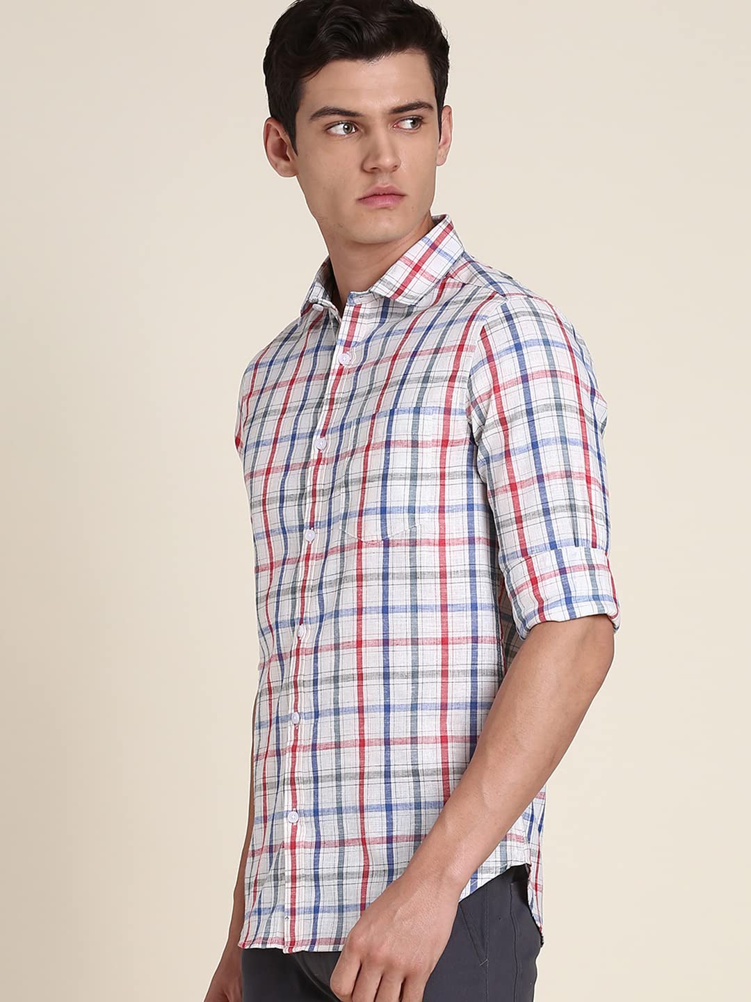 Dennis Lingo Camicia Casual Bianco Uomo