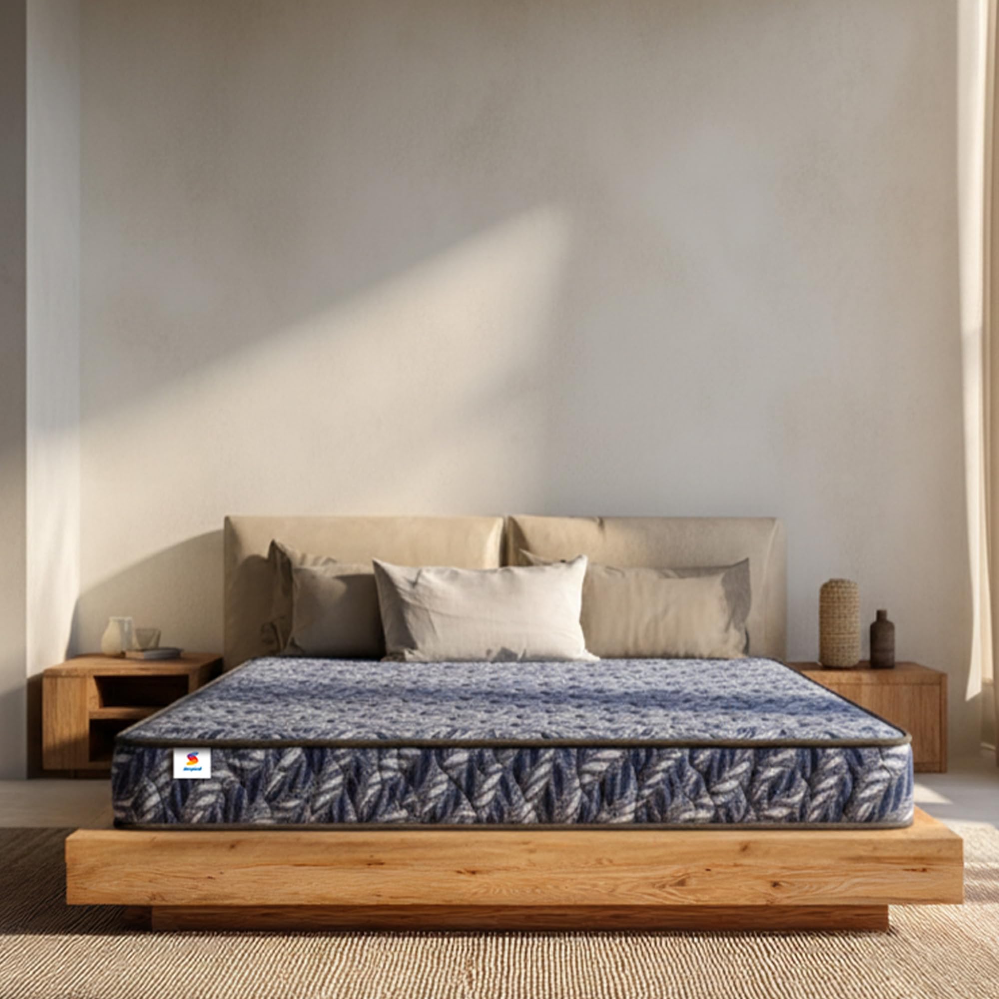 Utsav Comfort Regular Mattress | Quiltec & Resitec (HR) Foam | Soft-Top Feel | Neem Fresche Technology | | Comfort & Support | Single Size | 72X35X4 | 2 Yrs Warranty