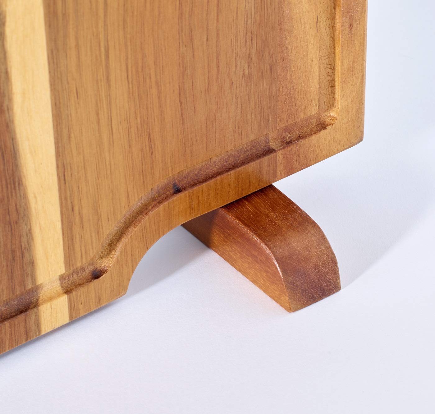 Echtwerk Juego de Cuchillos 3 en I con Tabla de Cortar de Madera de Acacia con afilador de Cuchillos Integrado