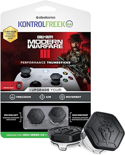 KontrolFreek Call of Duty Modern Warfare III Performance Thumbsticks para Xbox One (XB1) y Xbox Series X (XBX) 1 de altura alta, 1 de altura media,