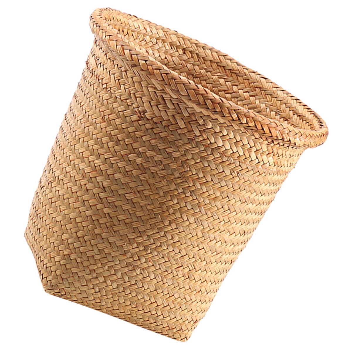 Panier de rangement en paille tressée pour créer un foyer chaleureux