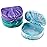 Practicon Marble Retainer Cases, Orthodontic Aligner Case, Mouth Guard Holder (3 Pack) (Mermaid)