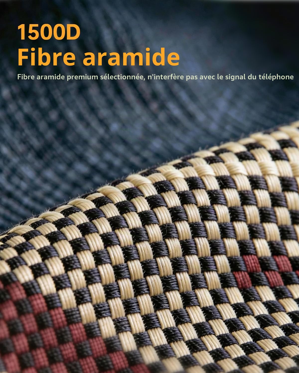 memumi Coque magnétique en Fibre d'aramide pour Samsung Z Fold 8