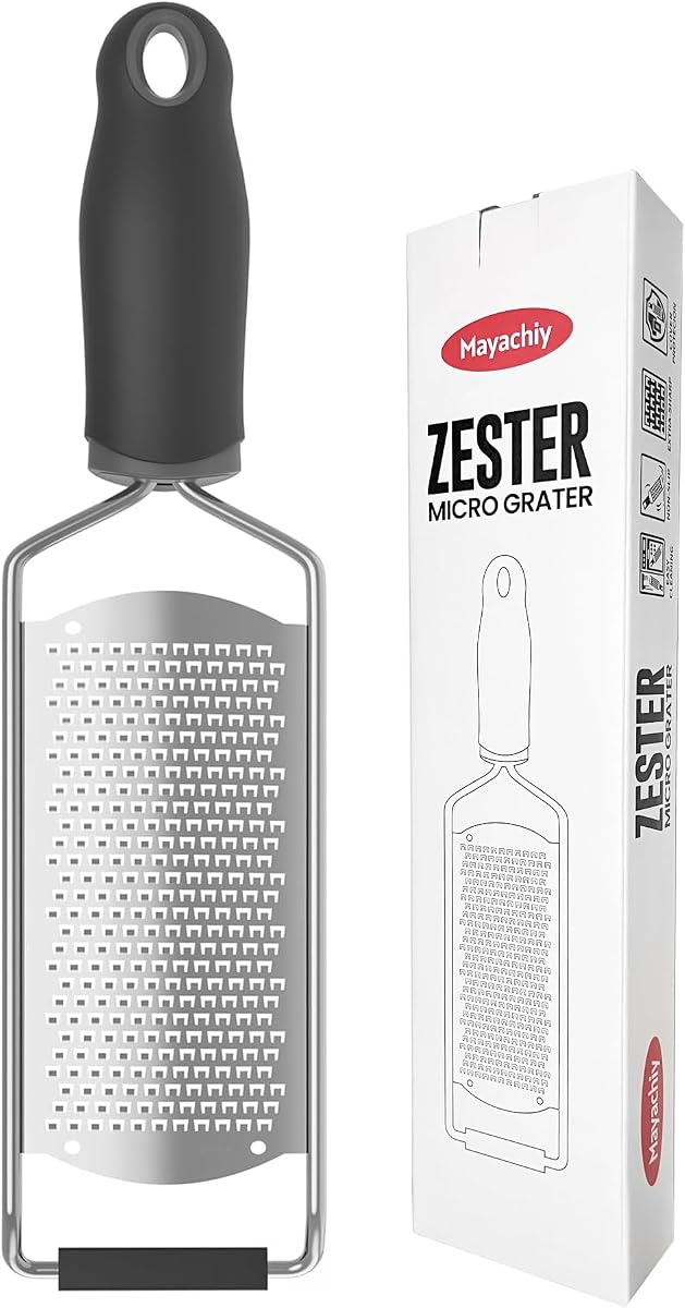 Cheese Grater, Lemon Zester, Fine Cheese Grater with Handle, Width 2.5 inch