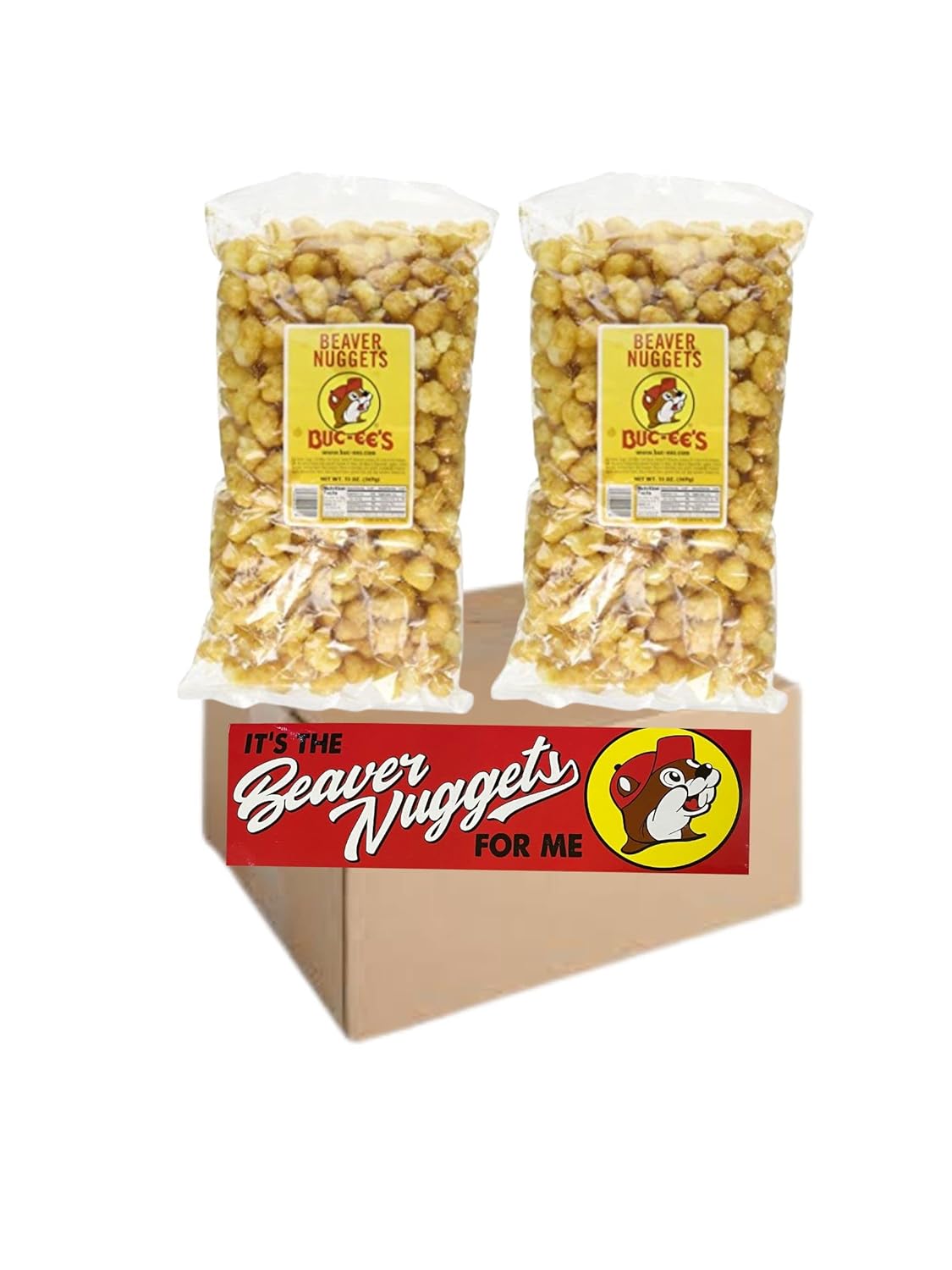 Bucee's Famous Beaver Nuggets Bundle, Two (2) 13 oz Bags