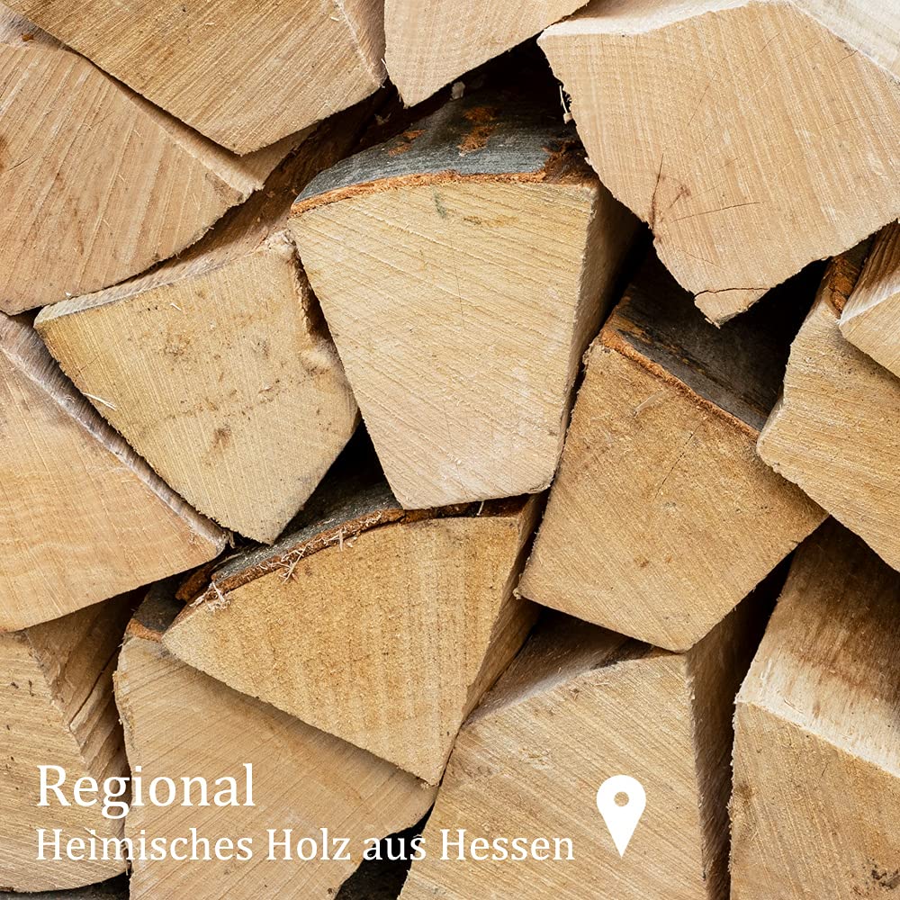 Zestaw wełny do rozpalania i drewna opałowego, drewno kominkowe, drewno 40 kg, buk, 1 kg, wełna do rozpalania, pieca kominkowego, koksownika, grilla, drewna opałowego, do użytku na zewnątrz, ognia, wosku, flamaster