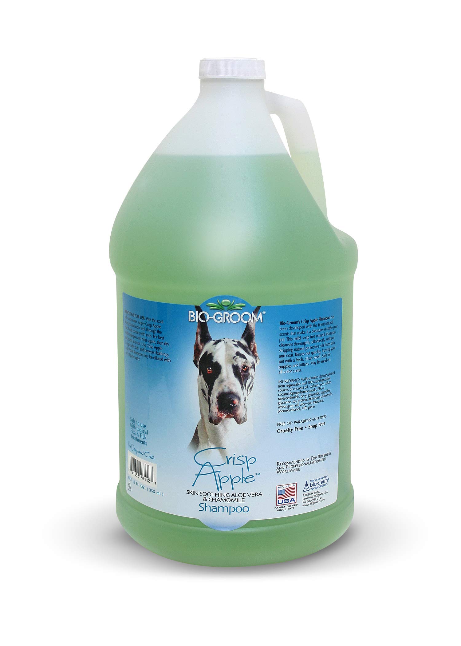 Bio-Groom All Natural Crisp Apple Skin Soothing Natural Scents Dogs and Cats Fragrance-Infused Grooming Shampoo with Chamomile and Aloe-Vera, Mild and Soap-Free for Bright Looking Coat, 3.8lts (B09DY6WV3P) Amazon Price History, Amazon Price Tracker