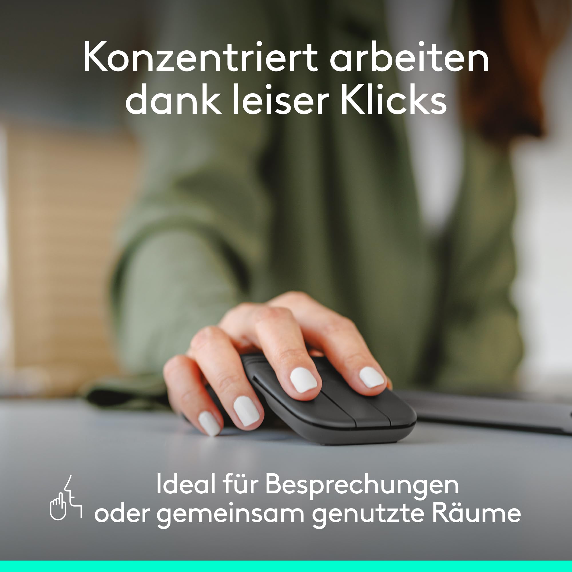 Logitech Mobi Fold for Business, Faltbare kabellose Maus mit Touch-Scroll, leisen Klicks, 4K DPI, Logi Bolt Empfänger, Bluetooth, Fast Pair, Works with Chromebook, PC, Mac - Graphit