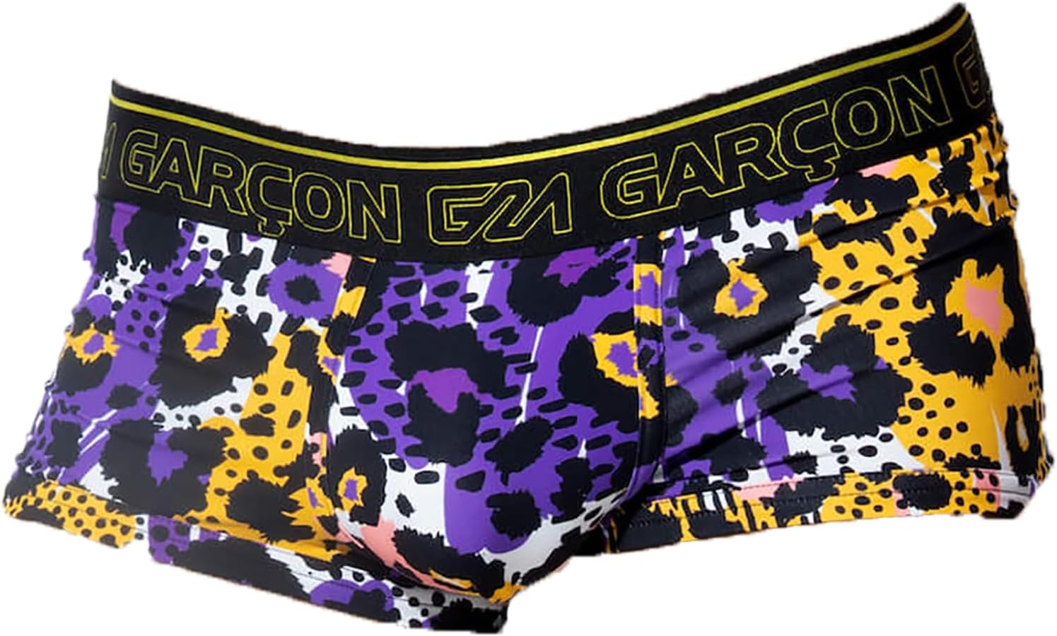 Garçon - Mens Trunks Underwear - Purple Jaguar Trunk