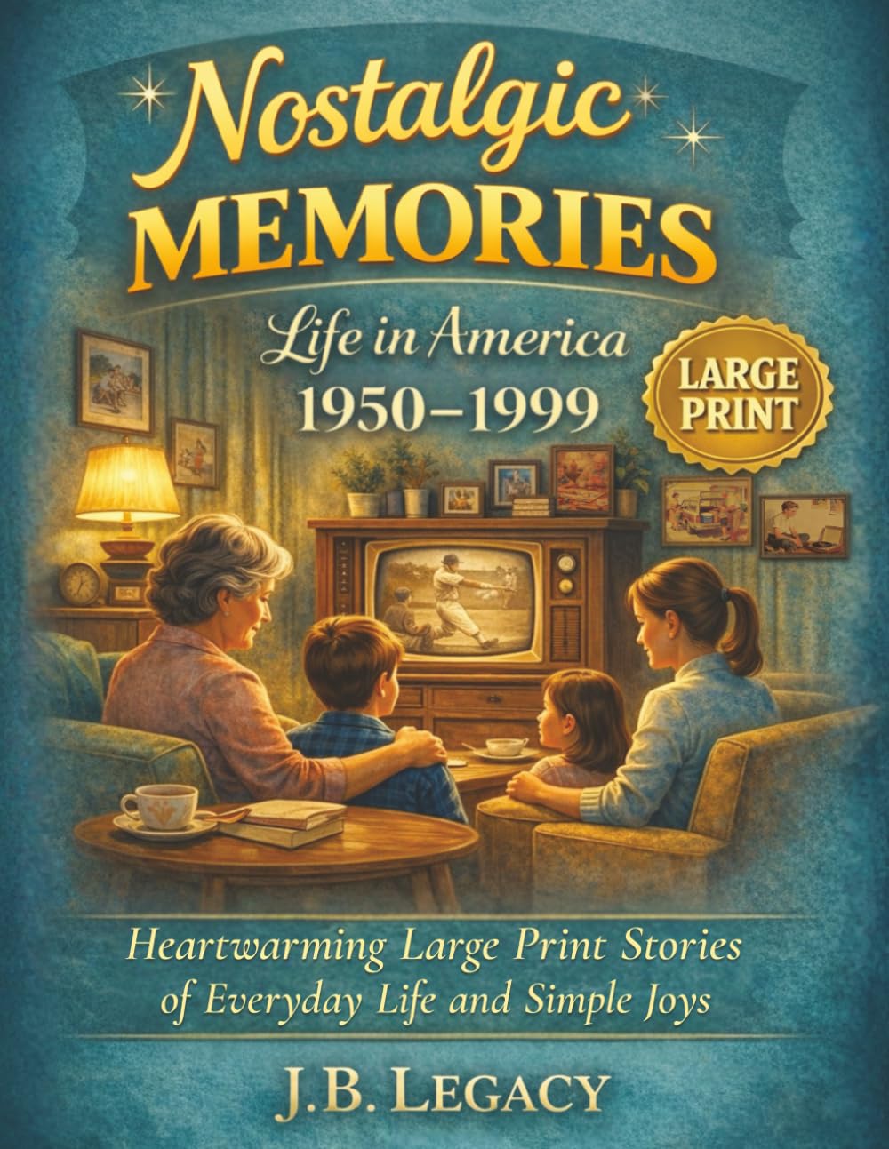 Nostalgic Memories: Life in America 1950–1999 – Heartwarming Stories in Large Print