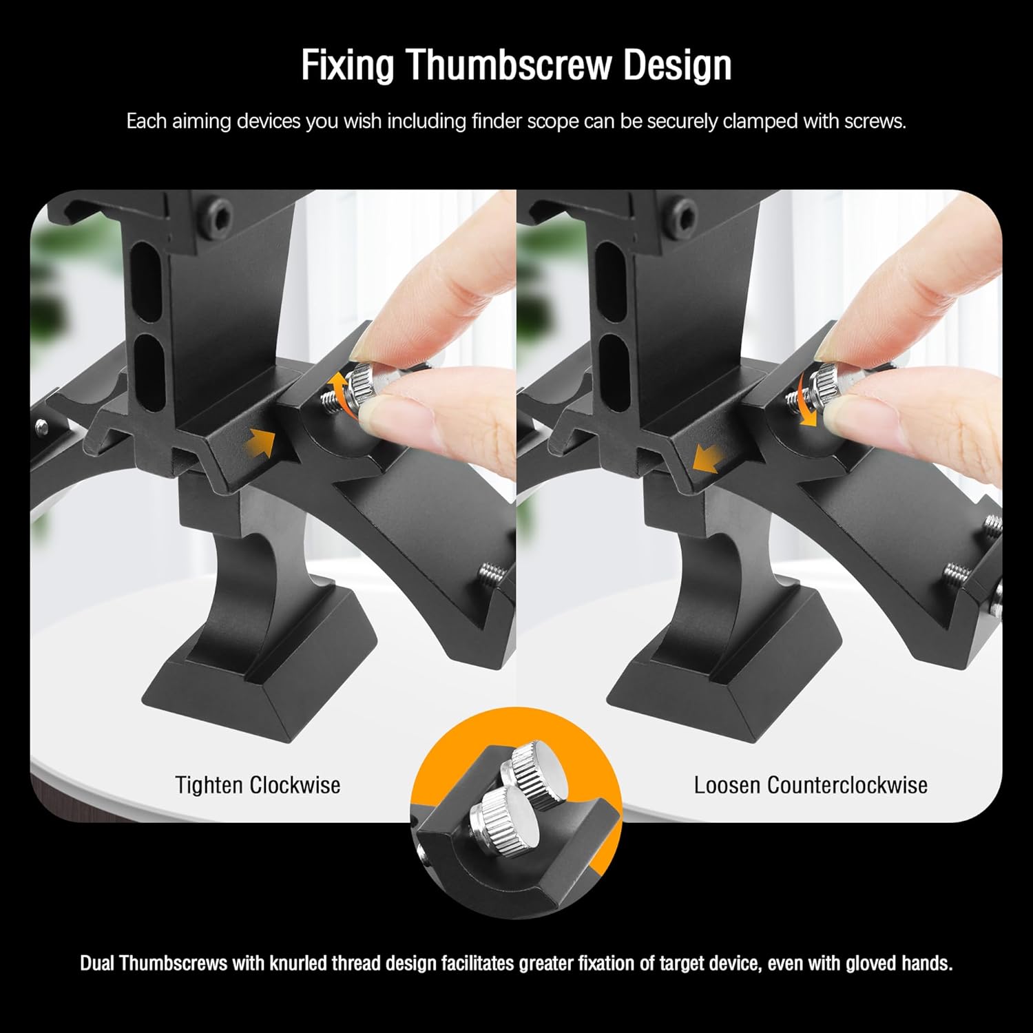 Astromania Finderscope Starpointer for Astronomical Telescopes - Bundle with - Tri-Finder finderscope Mount - 3 Finders but just one Bracket