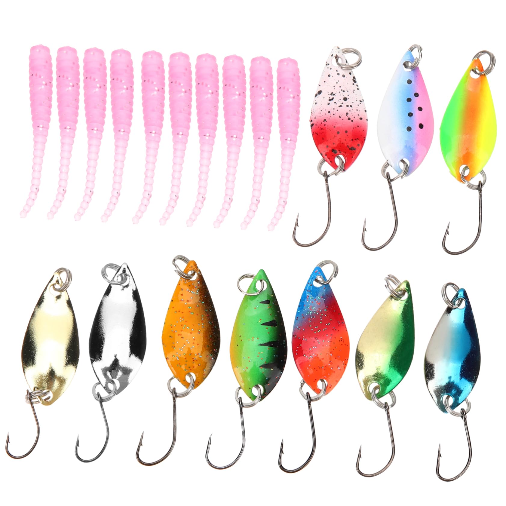 POPETPOP 5ensembles Set De Leurres Factices pour Souples Leurrs Métalliques Accessoires De Et pour Eaux Et