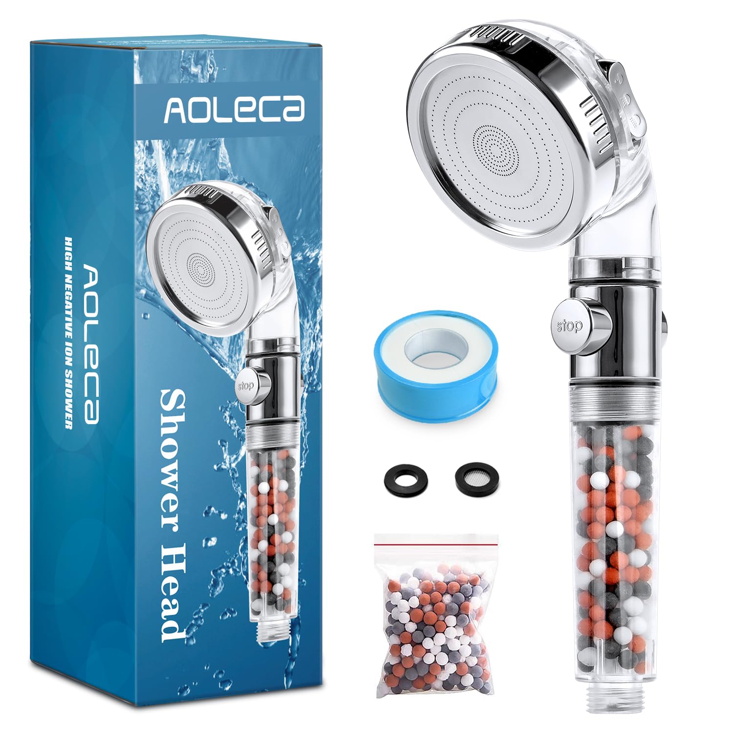 Pommeau De Douche Haute Pression Avec Filtre, Pommeau De Douche à Main