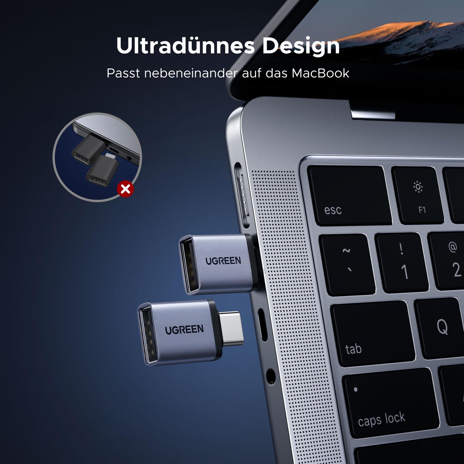 Usb naar usb c adapter verpakking van 10,zilverkleurig Type-C naar USB