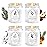 Winter Candle Gift Set, 4 Pack 28oz Soy Wax Scented Candles for Home - Cinnamon Apple, Balsam Fir, Vanilla Bean, Cedarwood & Amber - Cozy Aromatherapy Candles for Christmas, Holiday & Home Decor Gifts