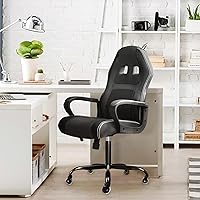 Vista 2 de Frassie Silla de oficina de 28 pulgadas, base de metal, repuesto para silla de computadora resistente, parte de base con 5 ruedas, 1 cilindro