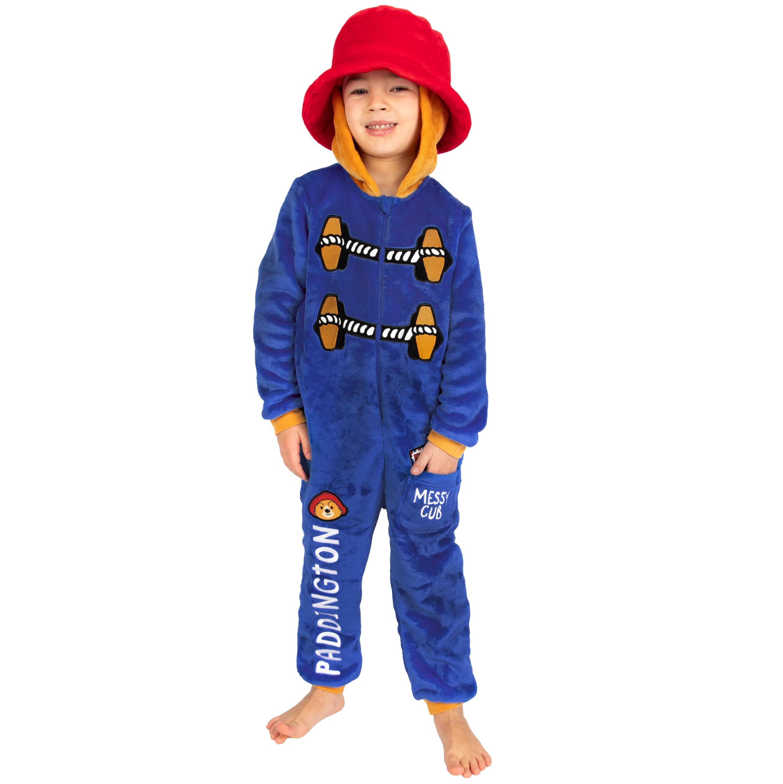 Paddington Bear Pigiama Ragazzo | Pigiami Intero con Cappuccio | Pigiama Bambino