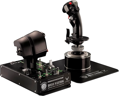 Thrustmaster Hotas Warthog - Acelerador duplo e manche com tecnologia HEART HallEffect AccuRate para PC