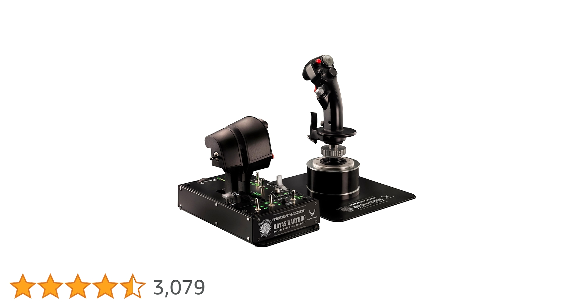 PC用ゲームコントローラー・コンバーター Thrustmaster HOTAS WARTHOG Thrustmaster Hotas Warthog - Podwójna przepustnica i drążek