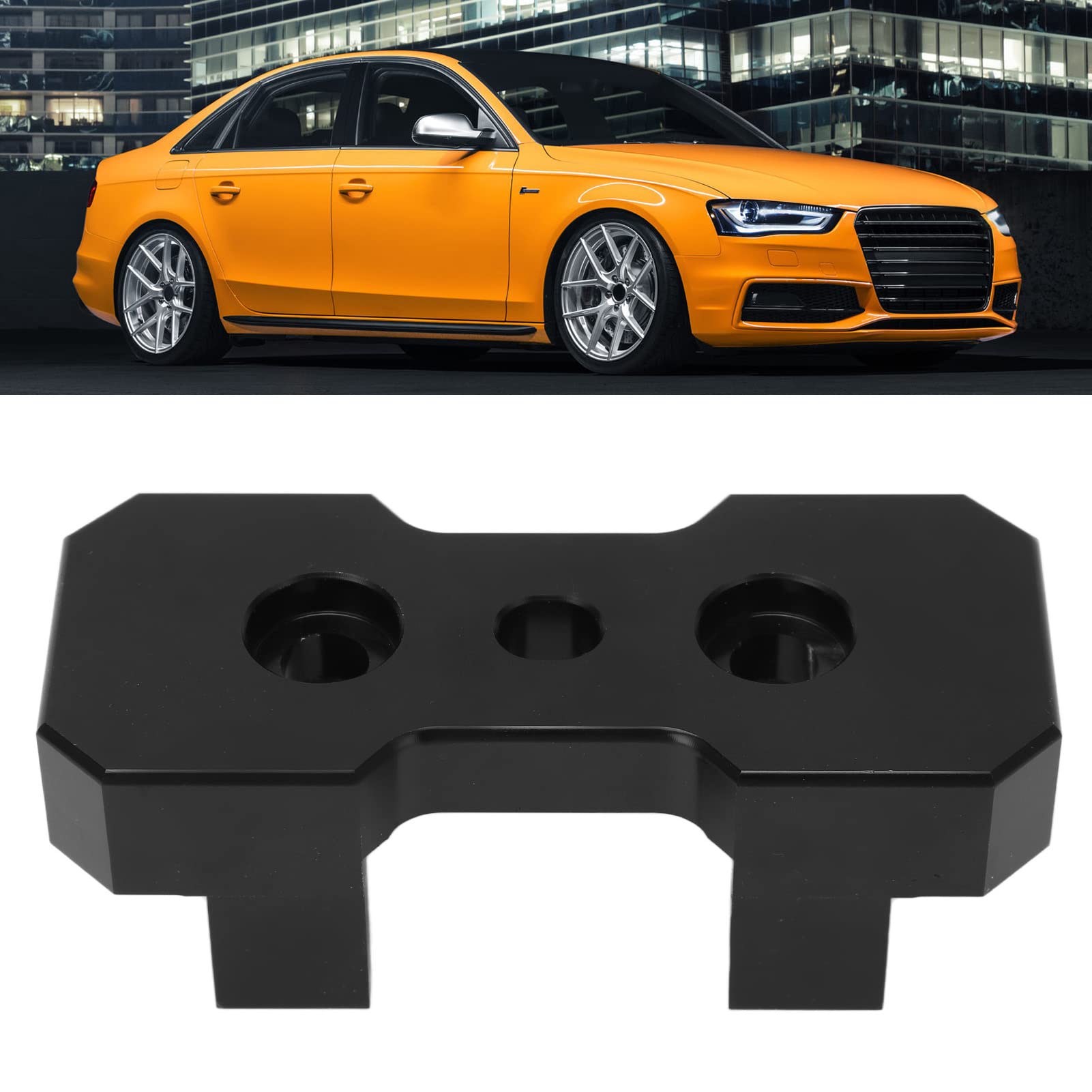 Generic Inserto de Montaje de Transmisión del Motor Aleación de Aluminio Billet Duradera para S4 RS4 2009-2016, Reducción de Ruido para Aceleración Fuerte, Apto para B8 B8.5