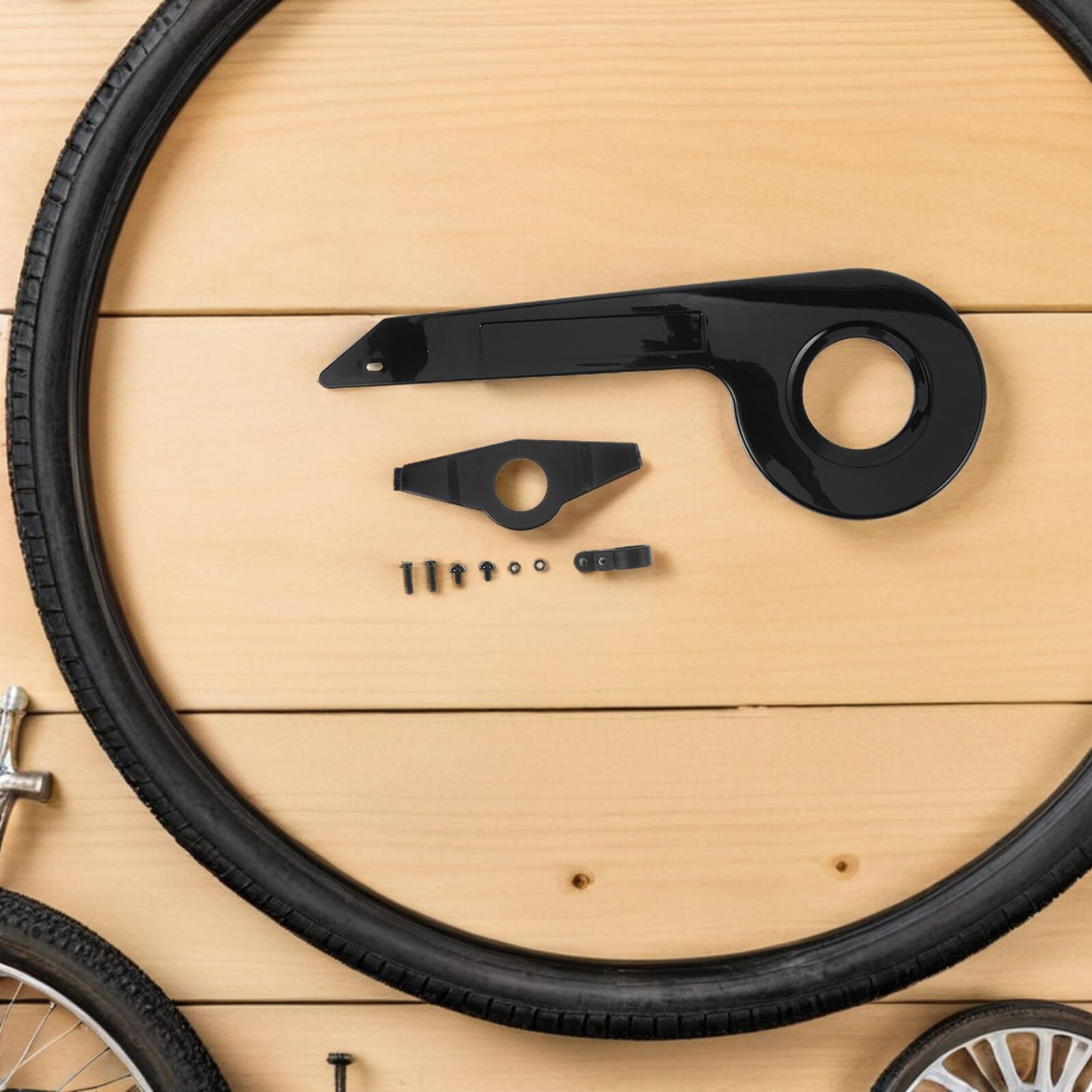 GARVALON Copertura Protezione Catena Bicicletta per Custodia Corona 32-36T per Bici da Strada e Mountain Bike Accessorio Leggero per Sicurezza e Manutenzione Ridotta