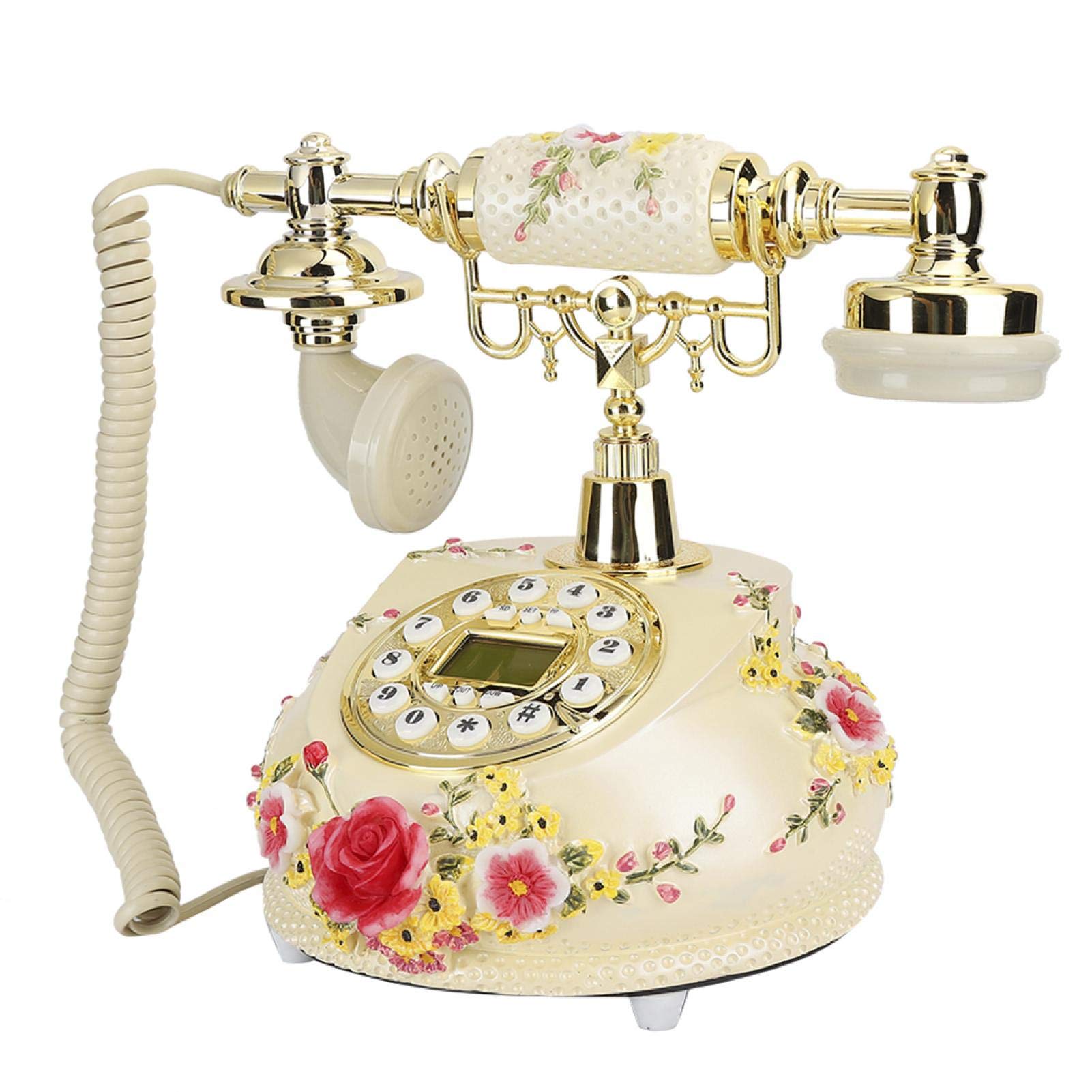 Téléphone rétro avec écran LCD et sonnette en métal pour retrouver le confort du fixe filaire