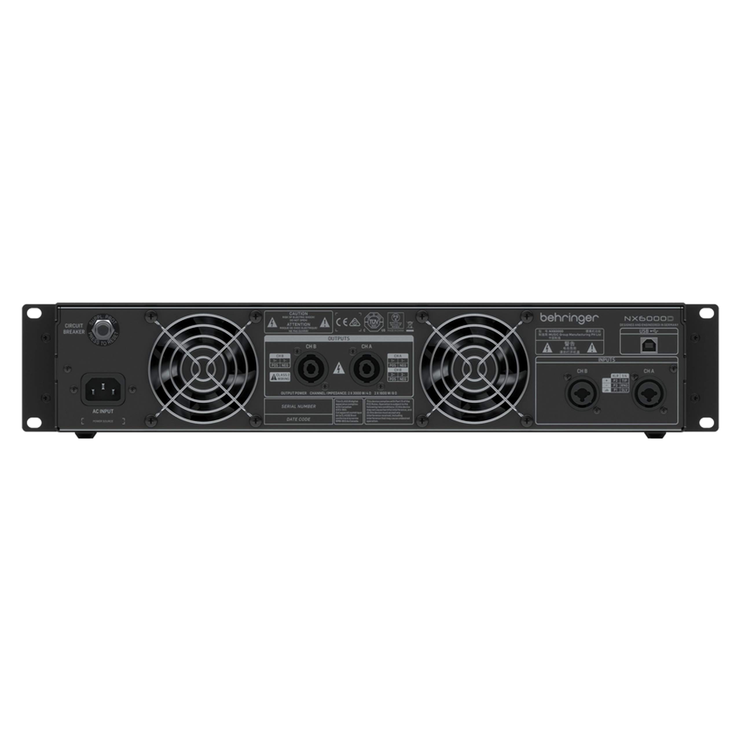 Amazon.com: Behringer NX6000D Power Amplifier : Musical Instruments
