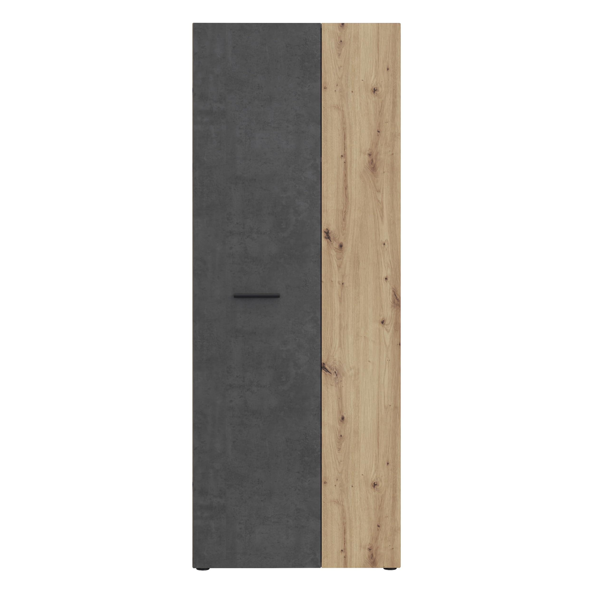 FORTE NET106 Schrank 70 180, Mehrzweckschrank, Staubsaugerschrank, Abstellraum, Drehtürenschrank, 2-türig mit Einlegeböden… – Ansicht 3