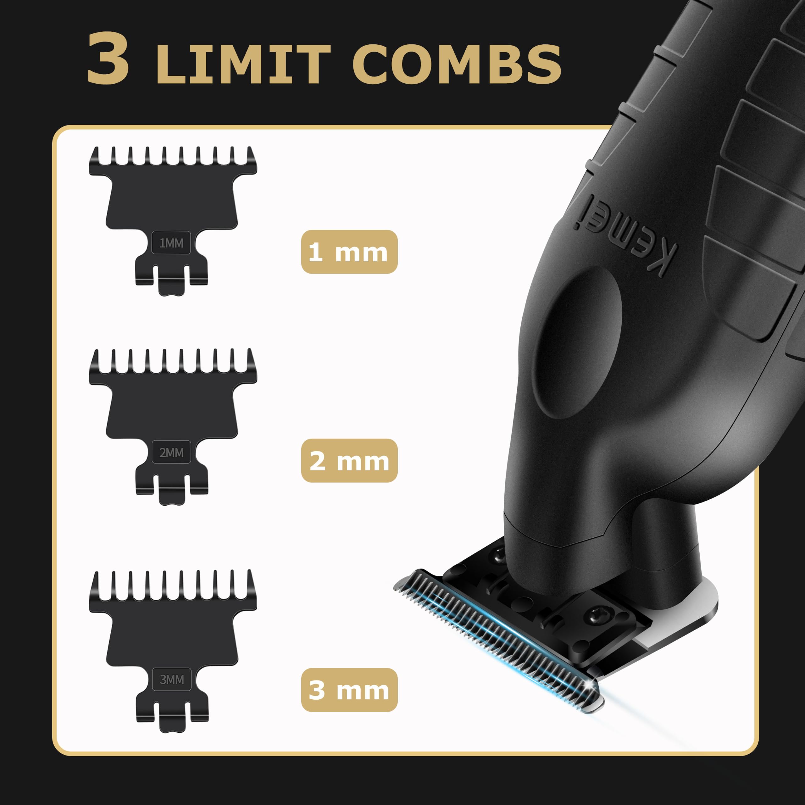 Amazon.com: KEMEI PG2299 Cordless Hair Clippers for Men Zero