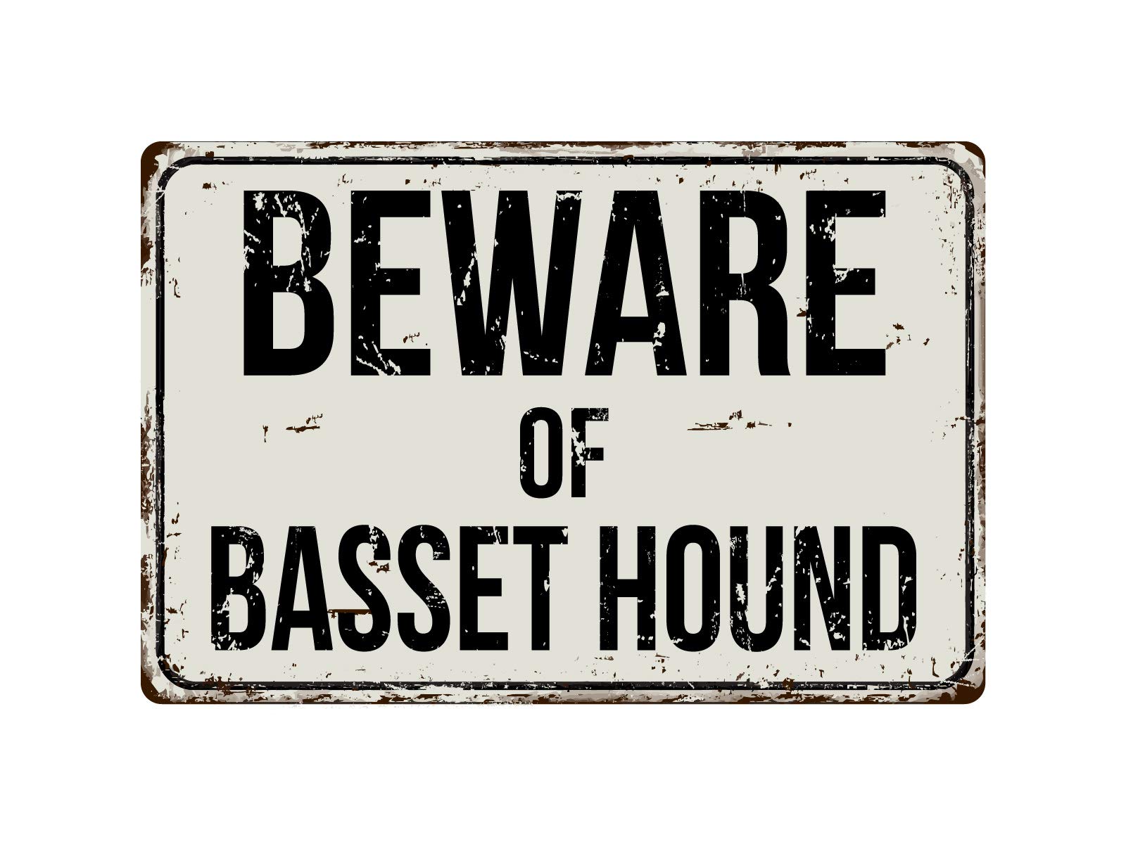 Deerts Metallschild 'Beware Of Tibetan Spaniel' – 20,3 X 30,5 Cm, Wetterfestes Alu-Schild Für Garten & Haus