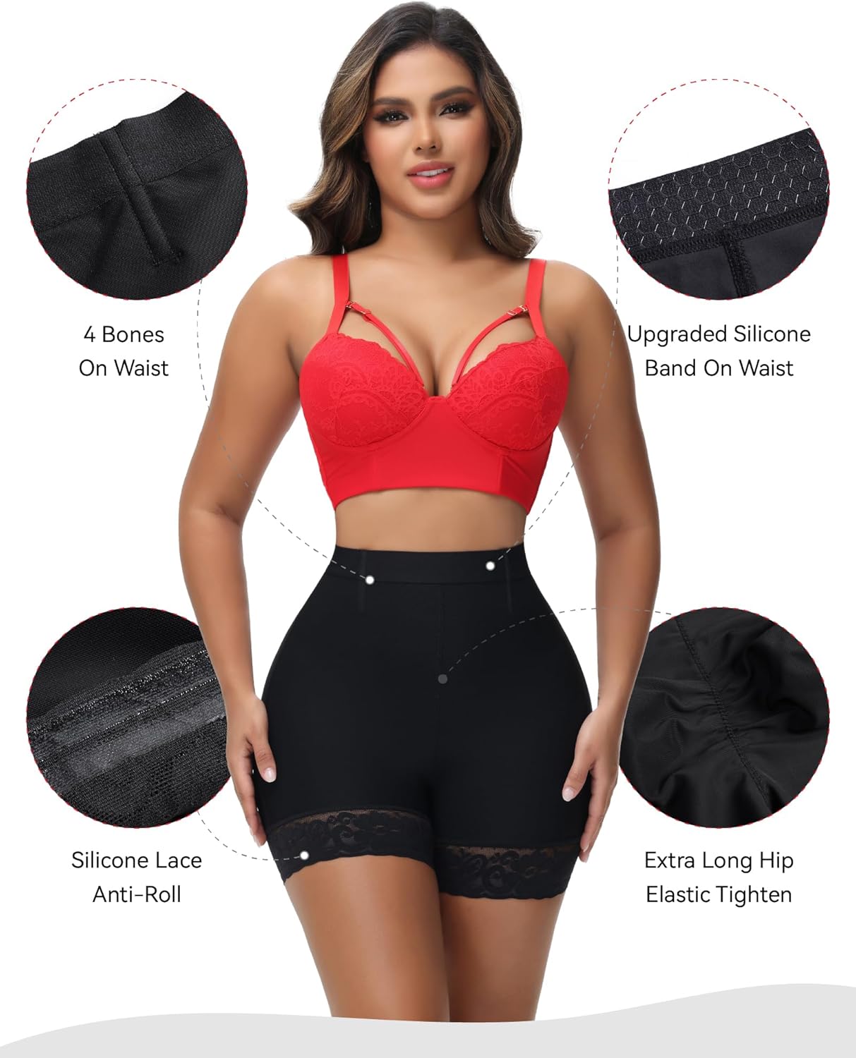SHAPSHE Butt Lifting Shapewear Fajas Colombianas Seamless Shapewear for Women Faja Shorts Tummy Control Underwear - Image 3
